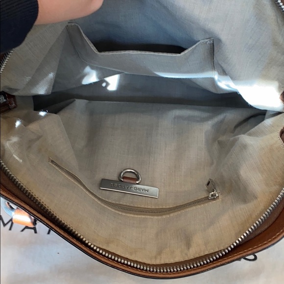 MARC JACOBS BLAKE BROWN LEATHER SATCHEL VINTAGE - Picture 10 of 15